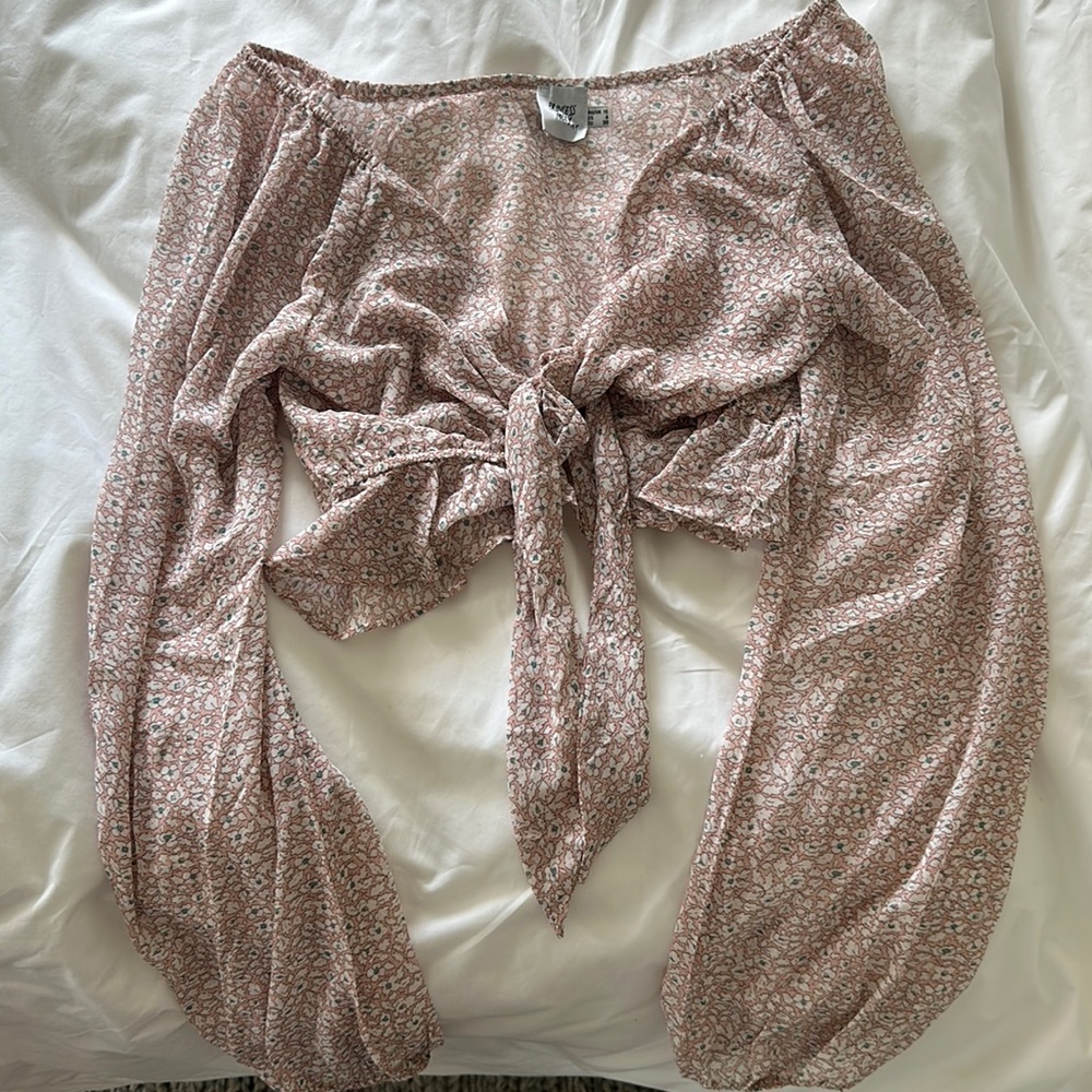 Crop Princess Polly tie top